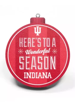 Budget 😉 NCAA Indiana Hoosiers 3D Logo Series Ornaments by You The Fan ✨ -You The Fan Sales Belk 870
