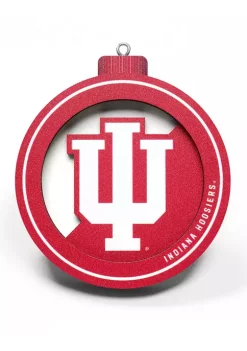 Budget 😉 NCAA Indiana Hoosiers 3D Logo Series Ornaments by You The Fan ✨ -You The Fan Sales Belk 873