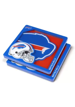 Discount ✔️ NFL Buffalo Bills 3D Logo Series Coasters by You The Fan ⭐ -You The Fan Sales Belk 880