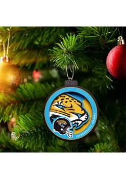 Flash Sale 😉 NFL Jacksonville Jaguars 3D Logo Series Ornaments by You The Fan 😀 -You The Fan Sales Belk 884