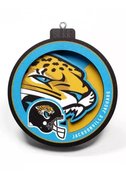 Flash Sale 😉 NFL Jacksonville Jaguars 3D Logo Series Ornaments by You The Fan 😀 -You The Fan Sales Belk 885
