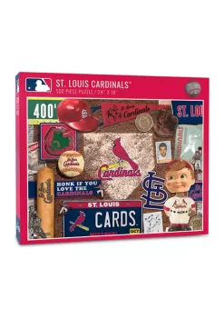 New 🎉 MLB St. Louis Cardinals Retro Series Puzzle - 500 Pieces by You The Fan ⭐ -You The Fan Sales Belk 906
