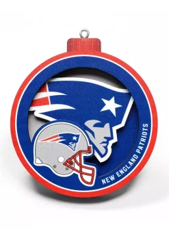 Hot Sale ✨ NFL New England Patriots 3D Logo Series Ornaments by You The Fan 🔥 -You The Fan Sales Belk 911