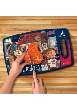 Discount ⭐ MLB Atlanta Braves Retro Series Cutting Board by You The Fan ✔️ -You The Fan Sales Belk 941