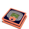 Cheapest 😍 NCAA Auburn Tigers 3D StadiumViews 2 Pack Coaster Set - Jordan-Hare Stadium by You The Fan 🔥 -You The Fan Sales Belk 943