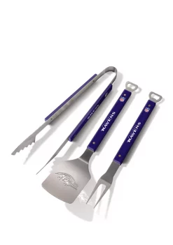 Best deal 🧨 NFL Baltimore Ravens Spirit Series 3-Piece BBQ Set by You The Fan 🌟 -You The Fan Sales Belk 951