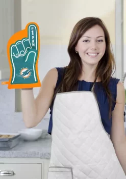 Deals 🧨 NFL Miami Dolphins #1 Oven Mitt by You The Fan 👏 -You The Fan Sales Belk 964