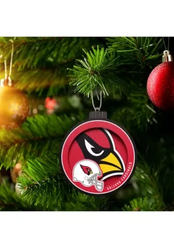 Wholesale 🧨 NFL Arizona Cardinals 3D Logo Series Ornaments by You The Fan ❤️ -You The Fan Sales Belk 991