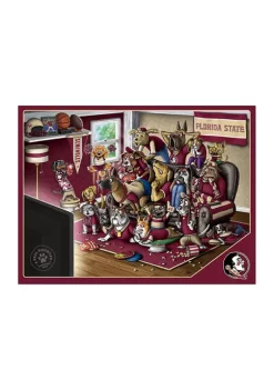Discount 😍 NCAA Florida State Seminoles Purebred Fans 500pc Puzzle-"A Real Nailbiter" by You The Fan 👏 -You The Fan Sales Belk 995